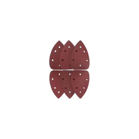 QORVA-30 feuilles abrasives triangulaires pour le ponçage et le polissage, grain 60/80/100/120/180/240