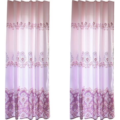 Rideau Occultant En Polyester - Tissu Anti-UV Et Isolation Thermique - Pour Chambre Salon Bureau - 1 Pièce (1/5)