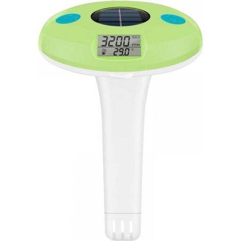 Thermomètre piscine solaire flottant, affichage numérique, facile à lire, IPX7, alimenté et à l'énergie solaire pour piscines, étangs, aquariums, bains de glace (1/4)