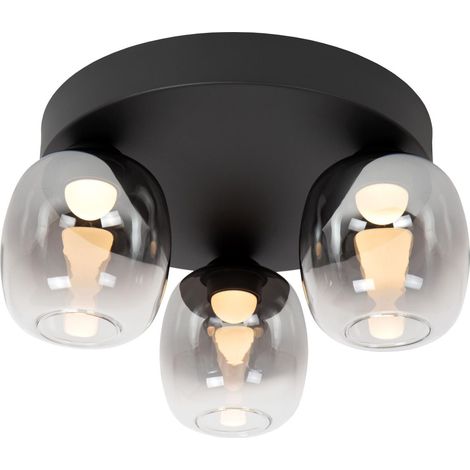 Lampe de plafond à 3 lumières Tamino Noir - 74119/15/30 (1/3)