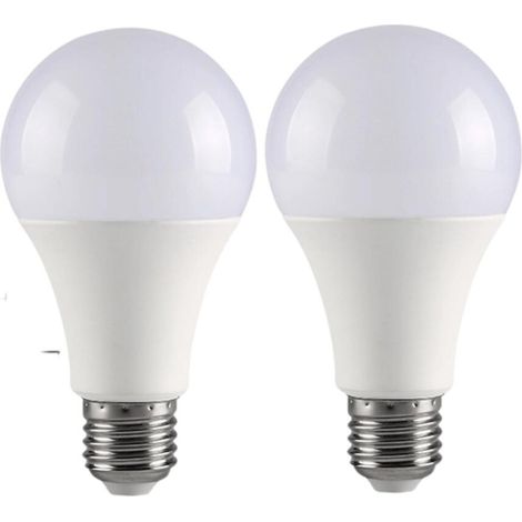 Lot de 2 Ampoules LED , culot à vis Edison E27, petite taille, 9W , blanc froid 6500K, non variable