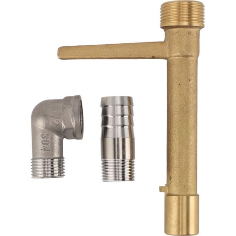 arrosage automatique-Clé d’irrigation rapide G3/4 en cuivre et acier inoxydable – Pour système d'arrosage jardin (3 adaptateurs) (1/5)