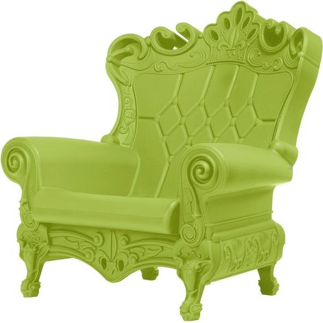 Little Queen of Love Verde lime originale Slide design bambini bimbi baby colorata regina principessa trono moderna salotto sala da pranzo ristorante