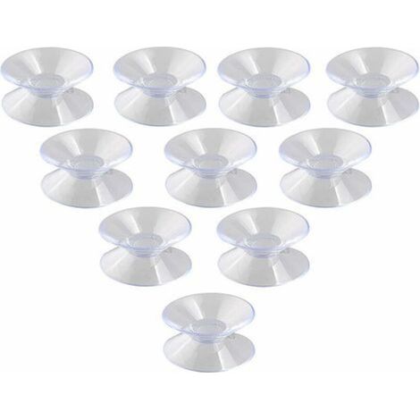 Lot de 10 ventouses double face 30 mm - Lot de 10 ventouses double face 30 mm - Lot de 10 ventouses double face 30 mm (1/4)