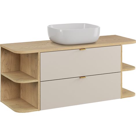 Mobile bagno con lavabo Azel cachemire 120cm
