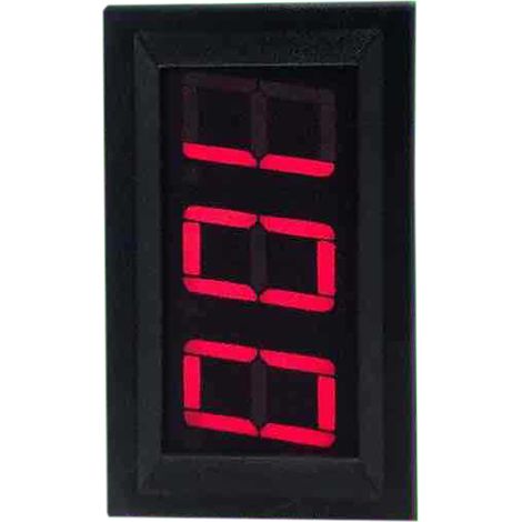 Voltmètre numérique 0,56 pouce 3 fils testeur de tension affichage LED 0-100V accessoire rouge