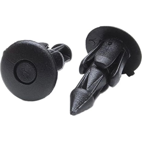 Kunststoffnietenclips, 100 Stück 6 mm Kunststoffnieten für Automobil-Styling, Zierclips für Motorradverkleidungen. (1/4)