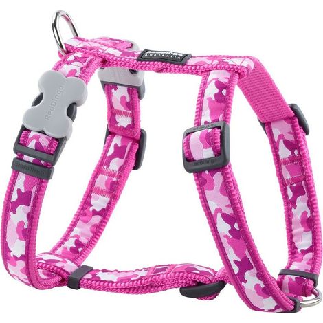 Imbracatura per Cani Red Dingo Style Fucsia Mimetico 25-39 cm