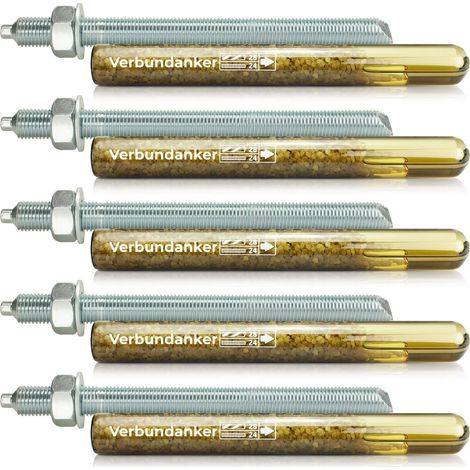 Ancrage chimique IsolBau M24 + tige filetée M24 x 300 mm ETA 5 pièces. (1/5)