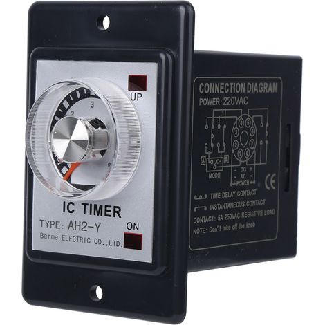 Relais temporisé BERM, relais électronique, minuterie, temporisateur AH2-Y 6S 220 V (1/5)