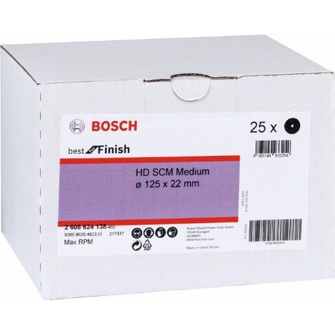 Disco de vellón SCM  BOSCH 2608624138 (1/2)