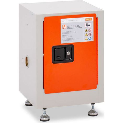 Armadio di stoccaggio batteria cemo fmplus us ignifugo doppia parete