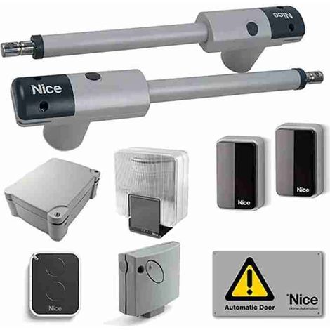 Nice TOO3000KCE - Kit per l'automazione di cancelli a battente con ante fino a 3 m e 300 kg, 230 Vac, a montaggio esterno