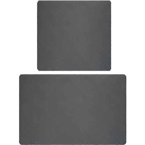 Tapis de cuisine ultra-absorbants, antidérapants, pour égoutter le bol à café, gris foncé (1/5)
