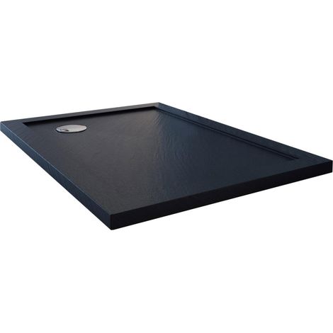 Piatto Doccia 80x110 cm in Acrilico Fosterberg Floret 2 Antracite (1/5)