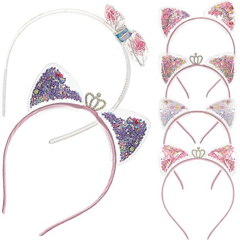 6 Pieces Headbands for Boys and Girls, Lightweight Ear Clips (1/5)