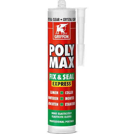Griffon – Mastic de fixation à base de SMP-Polymère – Cartouche 300 g – Élastique très haute résistance – Pour béton armé et espaces confinés