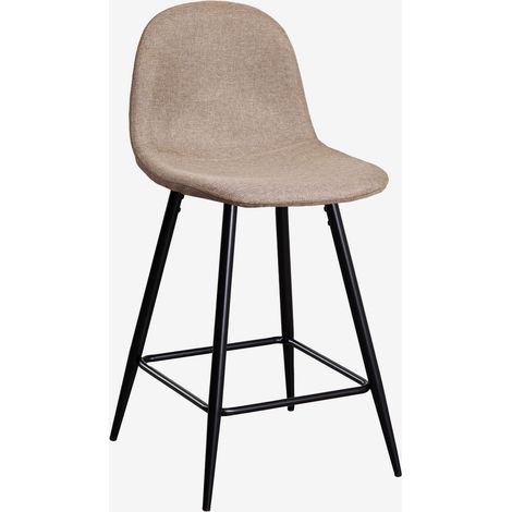SKLUM Glamm Barhocker ↑65 cm Grau Taupe Schwarz (1/5)
