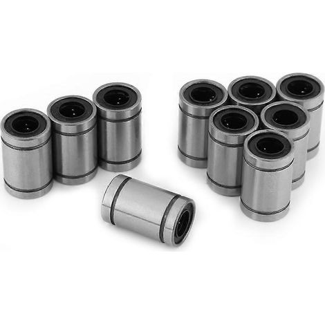 10 Stück LM8UU 8mm Linear-Kugellagerbuchsen für 8mm Stangen, 3D-Drucker, CNC-Teile