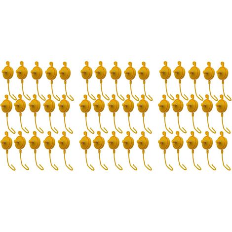Cintre de Culture Yoyo pour Plantes avec Bouchon, Support RéGlable pour Plantes D'IntéRieur Yo Yo (Lot de 45) (1/5)