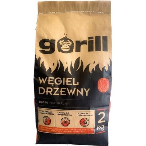 Gorill Leicht entzündbare Grillkohle 2 kg