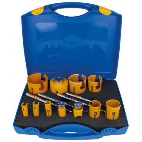 FP – Coffret de 10 scies cloche HM Ø 22-76mm – Système Click & Drill – Pour bois, béton, plâtre – Durée de vie 10x supérieure - 10-unit (1/3)