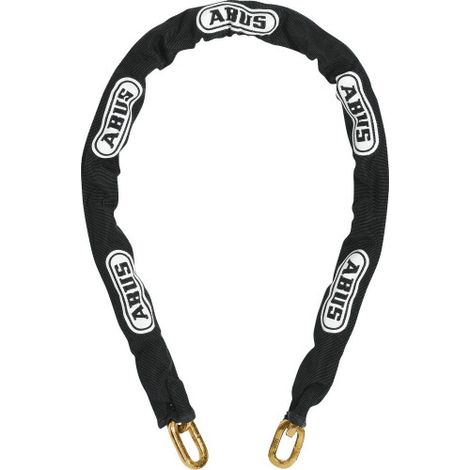 Abus – Chaîne antivol pour vélo 110 cm – Acier cémenté 8 mm – Gaine de protection – Sécurise objets extérieurs - 8KS110