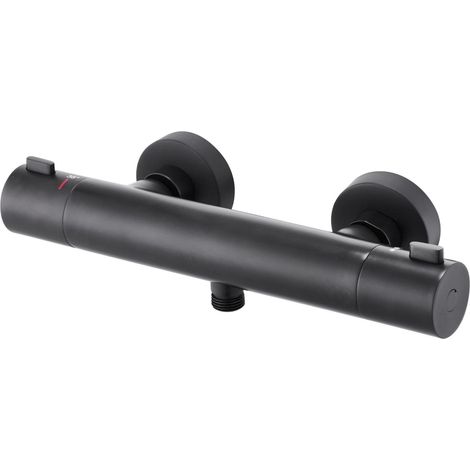 Primaster Brausethermostat Prag schwarz matt Cool Touch Verbrühschutz