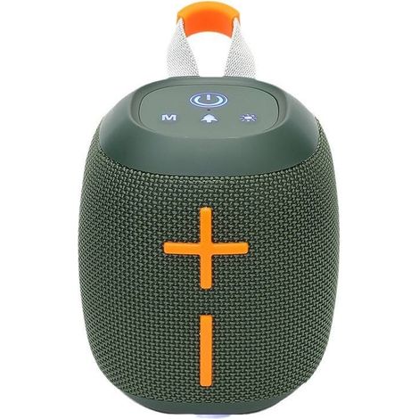 Enceinte Bluetooth portable TWS - Verte - Son haute qualité et connectivité sans fil
