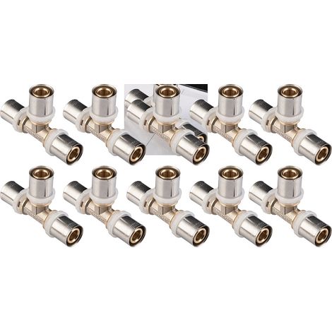 VRP Press-T-Stück 20mm (10)