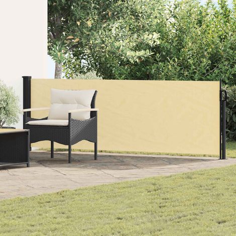 vidaXL Tenda laterale retrattile Sabbia 300 x 100 cm Poliestere