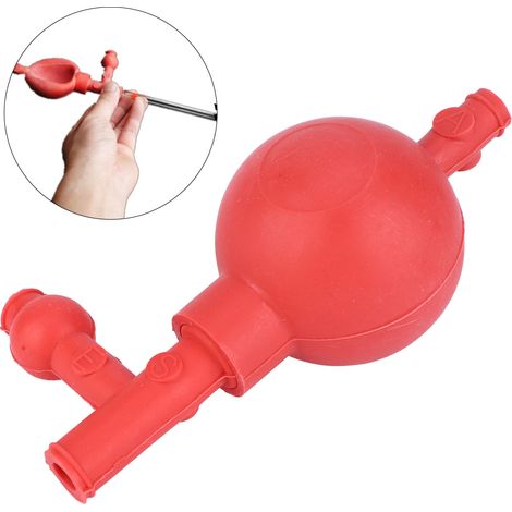 2 Stück Saugballons für quantitative Ohrenreinigung im Labor, 3-Wege-Nagelballon aus Naturkautschuk (1/5)