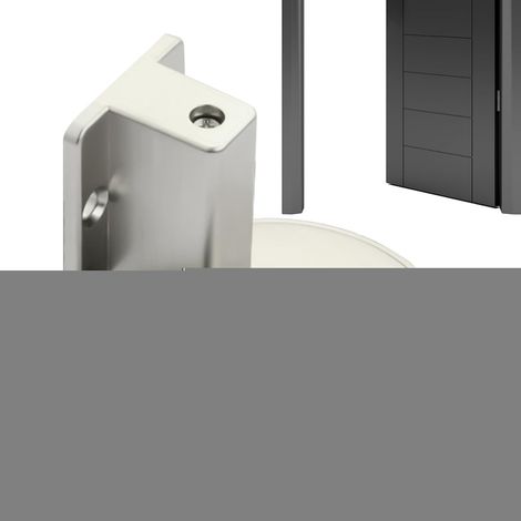 Butée De Porte Haute Résistance Système De Mécanique De Porte Butée Résistante Au Vent Sans Perçage Pour Fenêtre Armoire Hôtel Garage Appartement Chambre Entrée d'Hiver Balcon (1/5)