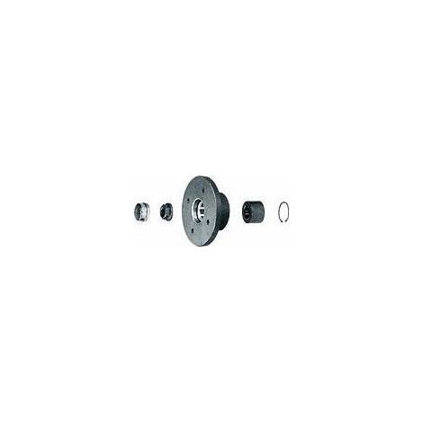 Moyeu complet non freiné 750kg – Perçage 4TR100 – Inclus cache moyeu, écrou, roulement, circlips – Pour remorques utilitaires – Knott