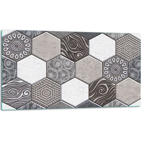 Planche à découper en verre mosaïque 52x30