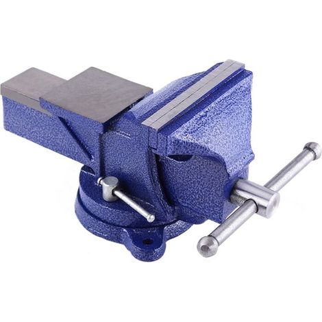 Pince à étau robuste en fonte bleue, étau de fraisage pour le travail des métaux (5") (1/5)