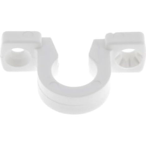 Lacet collier en plastique blanc entraxe 36mm Volet Battant Fenêtre Butée Maintien