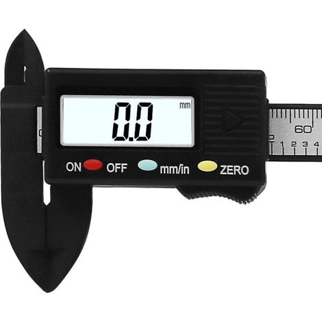Calibrador Vernier electrónico digital de 0 a 100 mm, herramienta de medición para joyería, regla digital duradera y atractiva. (1/4)