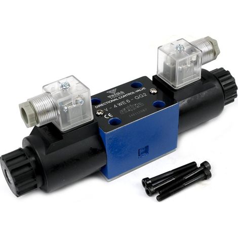 Verteiler (Magnetventil cetop 3 NG6) 3-Positionen 50L Schieber "G" (Zündspulen x2) 12V voima (1/2)