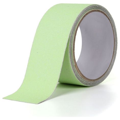 Rutschfestes, phosphoreszierendes PVC-Band, 5 m x 5 cm, für Treppen, Stufen, Böden, Sicherheitsdekoration (1/5)