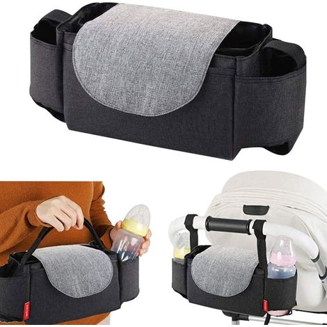 Organisateur de poussette de bébé Sacs de porte-gobelet de poussette de bébé, (1/3)