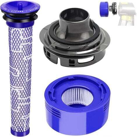 Filter accessories for Dyson V7 V8 vacuum cleaners, rear motor cover + rear filter + replacement filter set for Dyson V7 V8 vacuum cleaners (1/5)