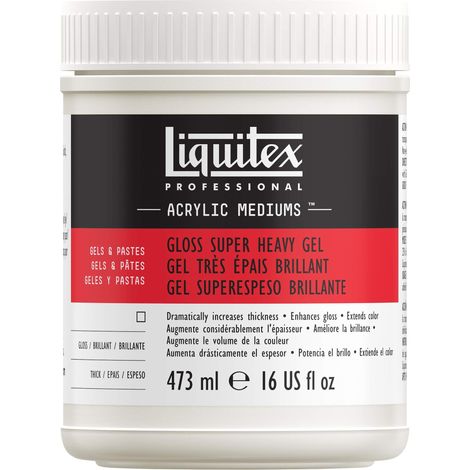 Liquitex Medium Gel Molto Denso Luccicante 473 ml - Gloss Super Heavy Gel