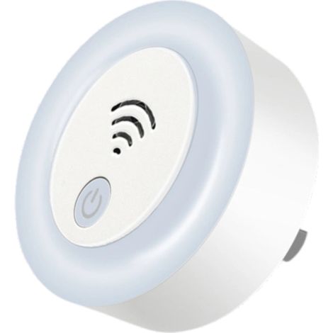 Repelente ultrasónico enchufable para mosquitos, luz nocturna electrónica para mosquitos para dormitorio y sala de estar.