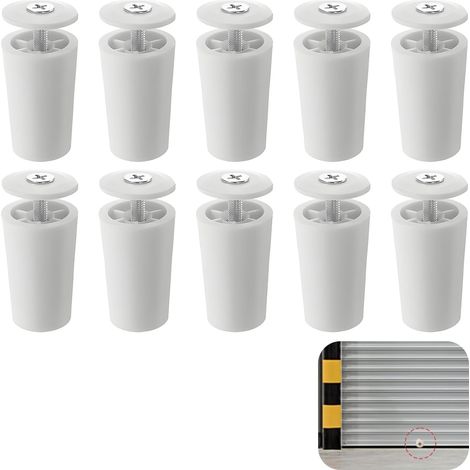 41mm volet Roulant Blanc pour Volets roulants et Stores, Inclus Rondelles et Vis, Compatible avec Portes Roulantes et Volets Actionnés par Manivelle ou Sangle