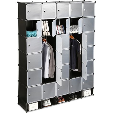 Sistema de armario modular XXL con 25 compartimentos (1/5)