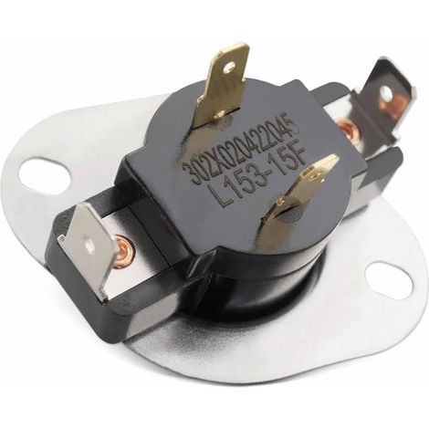 Circulation thermostat for tumble dryer D504515, compatible with Alliance, Speed Queen and Cissé brands.
