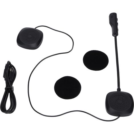 MH04 Bluetooth-Motorrad-Headset mit integriertem Mikrofon, kabelloser Freisprechkopfhörer für Reisen