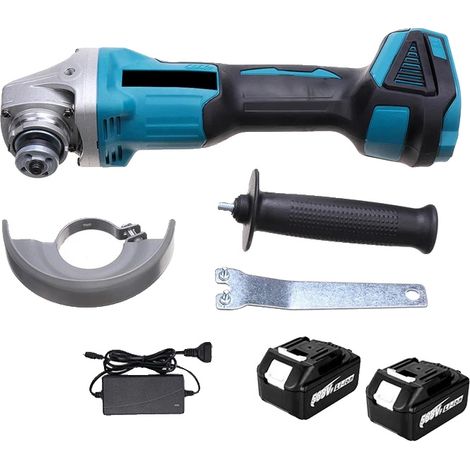 Smerigliatrice angolare, motore brushless, design leggero, con 2 batterie, EU-b (1/2)