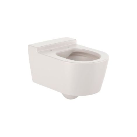 Taza de inodoro suspendido sin tapa con descarga dual 4,5/3L. Rimless® ROUND INSPIRA - ROCA Color: Beige (1/5)